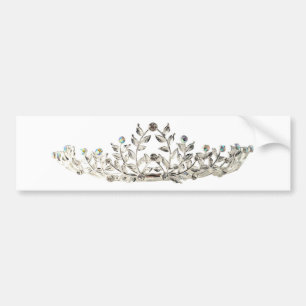 Tiara Bumper Sticker