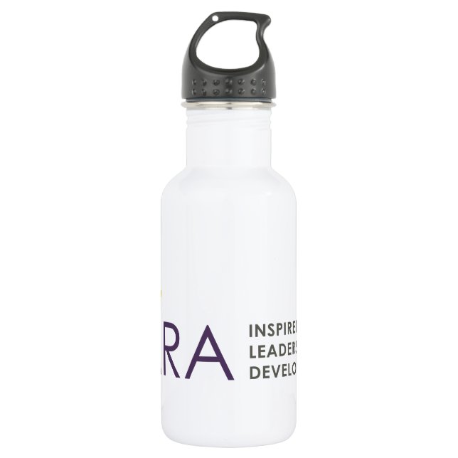Tiara Logo Small Stainless Steel Water Bottle (Front)