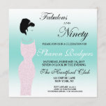 Tiara Party Fabulous at 90 90th Birthday Party Invitation<br><div class="desc">Darling,  invite your family and friends to your special celebration with this lovely party invitation,  everyone will be so excited to attend!  Be sure to have plenty of  tiaras for everyone!  Look for other fun party ideas all   part of the I Wanna Wear My TIARA collection.</div>