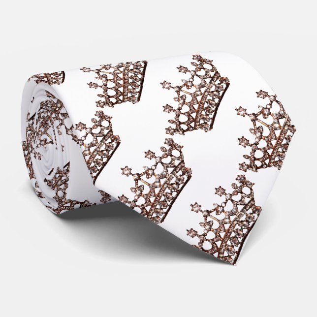 “Tiara" Tie (Rolled)