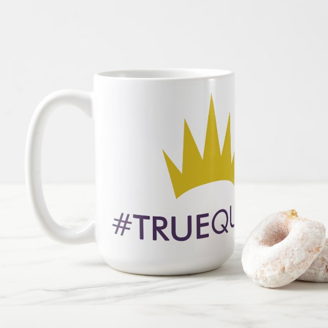 Tiara #TRUEQUEEN Coffee Mug (With Donut)