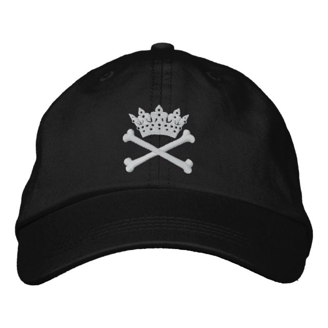 Tiara with Cross Bones - DIVA Cap (Front)