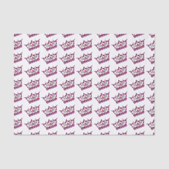 "Tiaras!" Tissue Tissue Paper (Front)