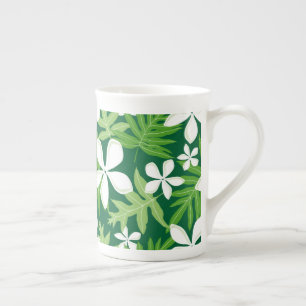 TIARE (GREEN) BONE CHINA MUG