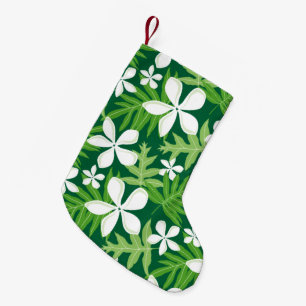 TIARE (GREEN) SMALL CHRISTMAS STOCKING