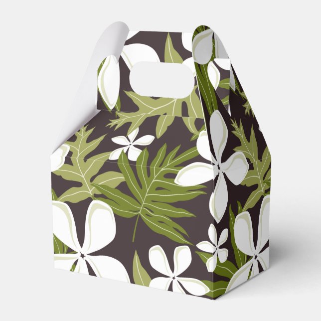 TIARE (OLIVE COMBO) FAVOUR BOX (Front Side)