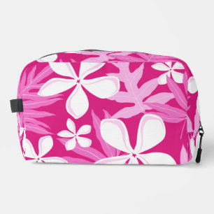 TIARE PATTERN IN PINK DOPP KIT