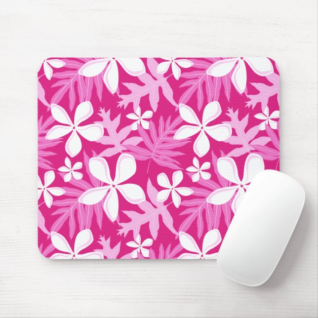 TIARE (PINK) MOUSE MAT (With Mouse)