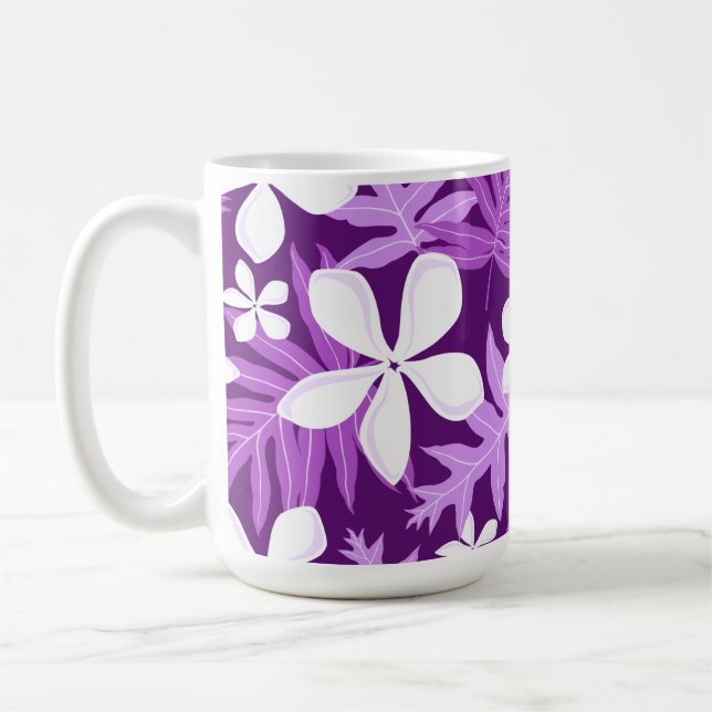 TIARE (PURPLE) COFFEE MUG (Left)