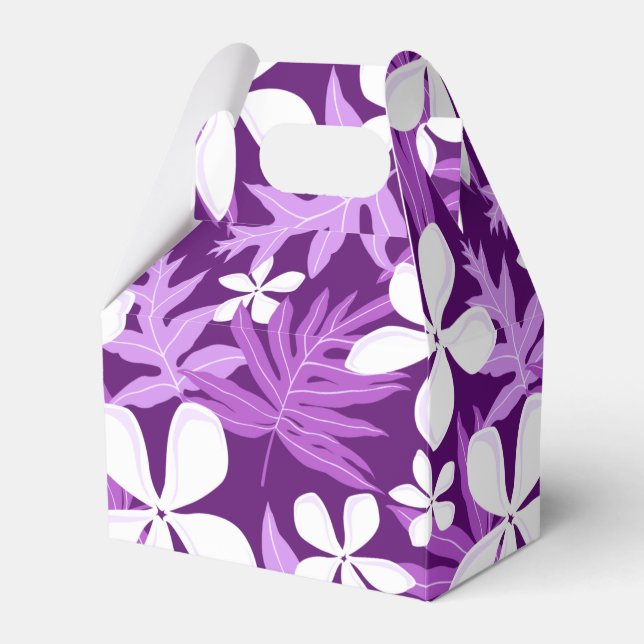 TIARE (PURPLE) FAVOUR BOX (Front Side)
