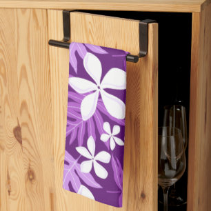 TIARE (PURPLE) TEA TOWEL