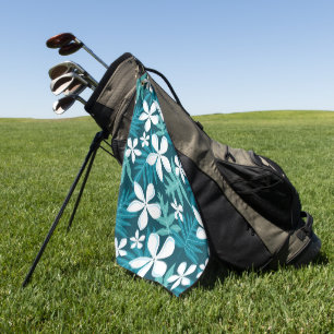 TIARE (TEAL) GOLF TOWEL