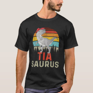 Tiasaurus Rex Dinosaur Family Matching Men Women T-Shirt