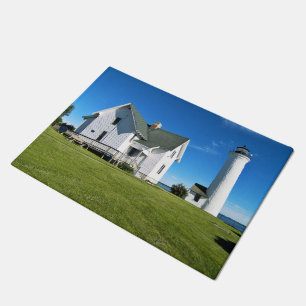 Tibbetts Point Lighthouse, New York Door Mat