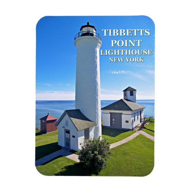 Tibbetts Point Lighthouse, New York Photo Magnet (Vertical)