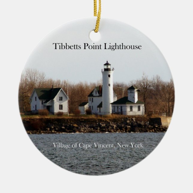 Tibbetts Point Lighthouse ornament (Front)