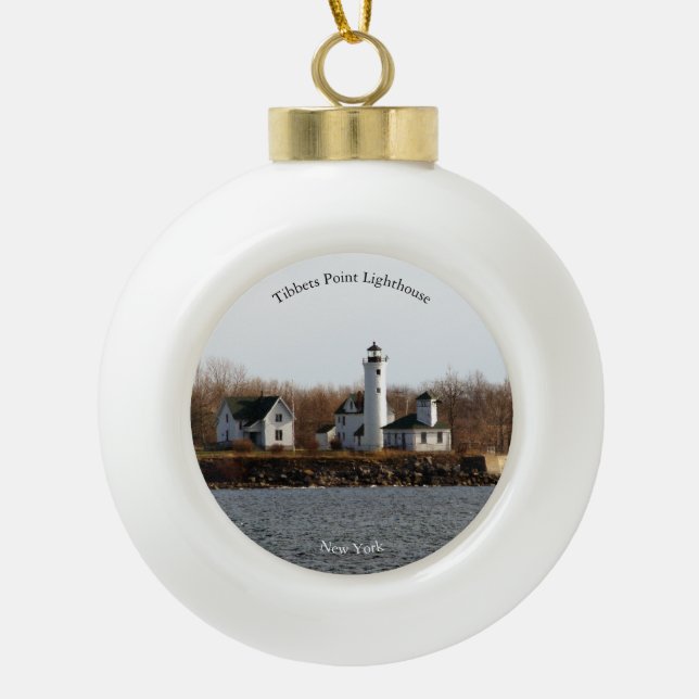 Tibbetts Point Lighthouse ornament (Front)