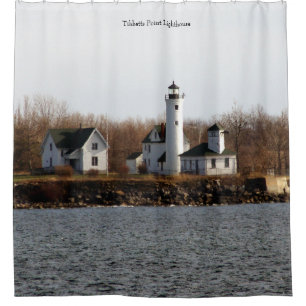 Tibbetts Point Lighthouse shower curtain