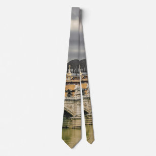 Tiber River Rome Cityscape Tie