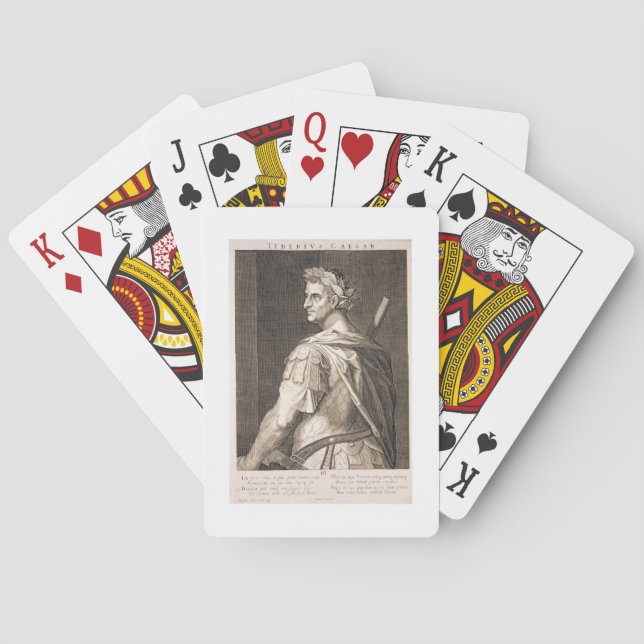 Tiberius Caesar (10 BC - 54 AD) Emperor of Rome 14 Playing Cards (Back)