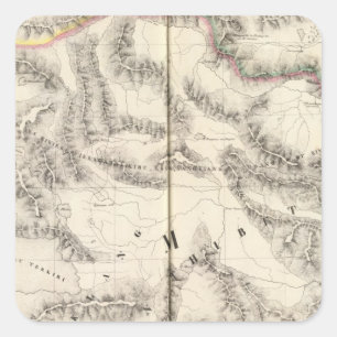Tibet, Asia 70 Square Sticker
