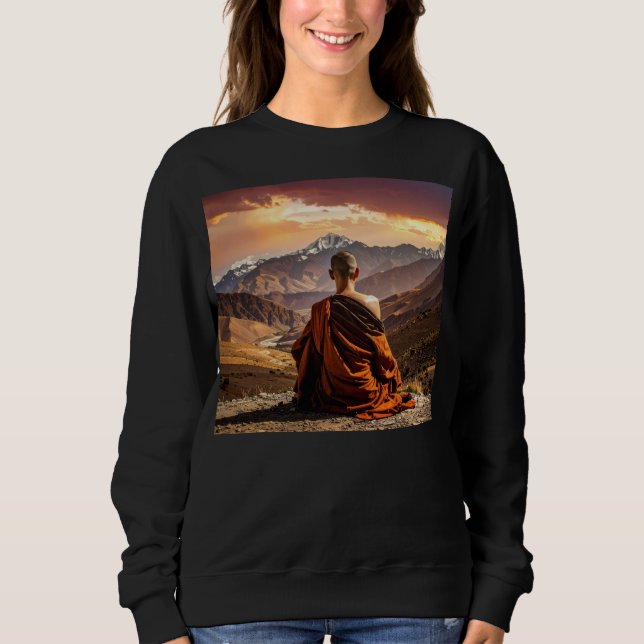 TIbet - Buddhism - Meditation Sweatshirt (Front)