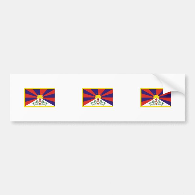 Tibet Bumper Sticker (Front)