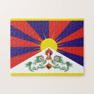 tibet flag jigsaw puzzle