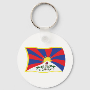 Tibet Flag Keychain
