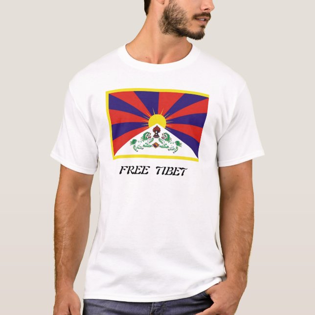 Tibet Flag T-Shirt (Front)