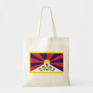 tibet flag tote bag