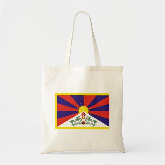 Tibet Flag Tote Bag (Front)