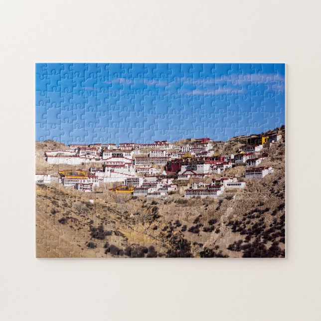 Tibet - Ganden Buddhist Monastery Jigsaw Puzzle (Horizontal)