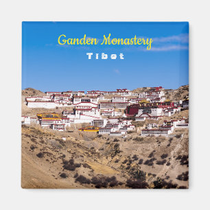 Tibet - Ganden Buddhist Monastery Magnet