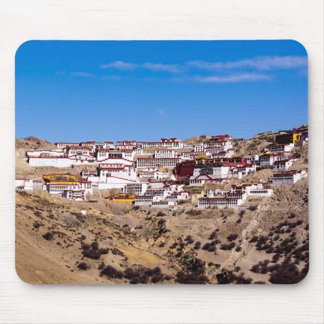 Tibet - Ganden Buddhist Monastery Mouse Mat (Front)