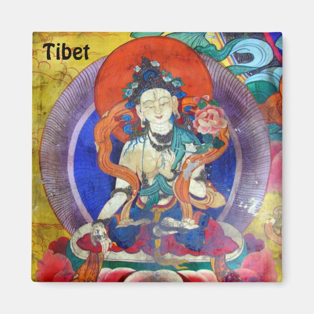 Tibet - Heruka Buddha, Ancient (Fridge Magnet) Magnet (Front)