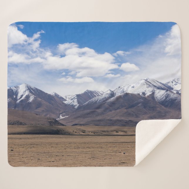 Tibet, Himalaya - Scenic Mountain landscape Sherpa Blanket (Front (Horizontal))