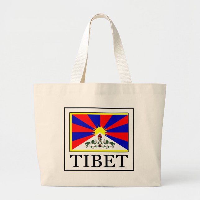 Tibet Large Tote Bag (Front)