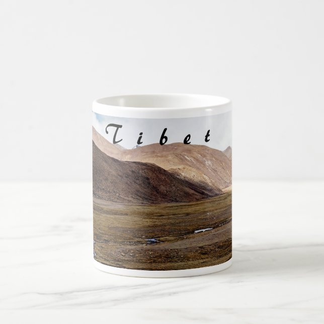 Tibet - Mountain landscape Coffee Mug (Center)