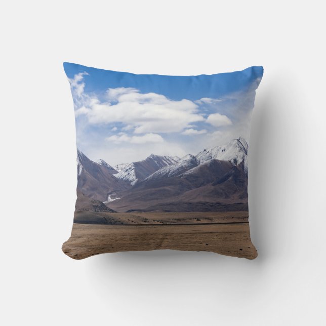Tibet - Mountain landscape Cushion (Front)
