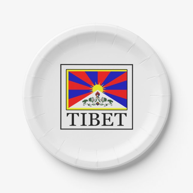 Tibet Paper Plate (Front)