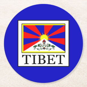 Tibet Round Paper Coaster