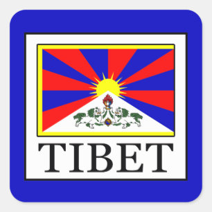 Tibet Square Sticker