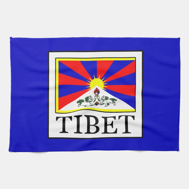 Tibet Tea Towel (Horizontal)