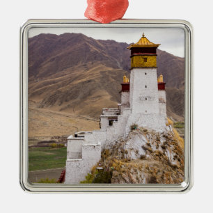 Tibet - Yumbulakhang Palace Metal Tree Decoration