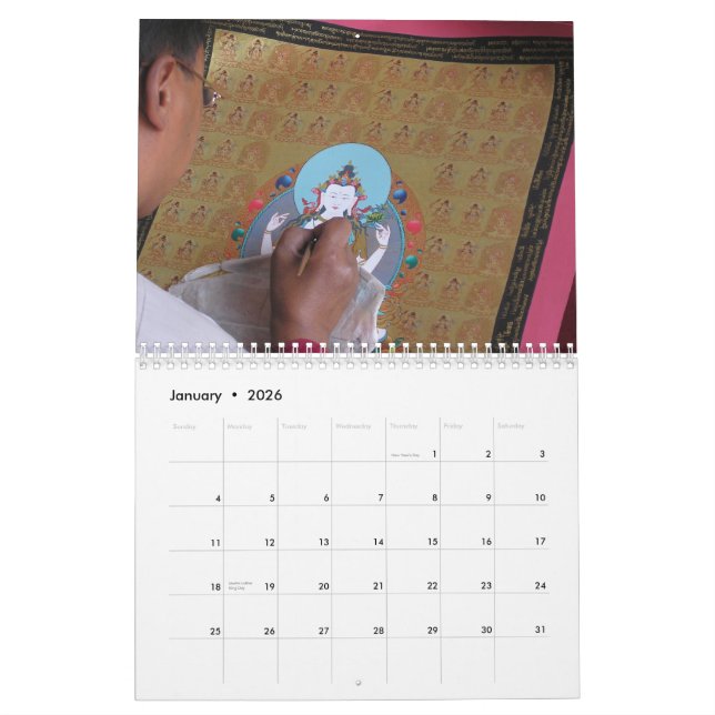Tibetan Art Calendar 2013 (Jan 2026)