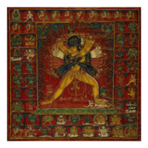 Tibetan Buddhism  Deity Kalachakra  Poster