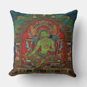 Tibetan Buddhism Green Tara Cushion
