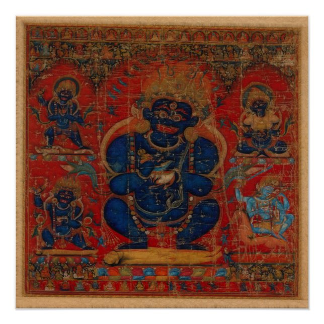 Tibetan Buddhism Mahakala  Poster (Front)