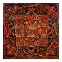 Tibetan Buddhism Mandala of Amogapasha 